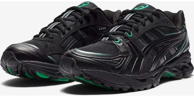 ASICS X 8 ON 8 GEL KAYANO 14 Black Green White 1201B024-001 Sneaker Shoe Trainer