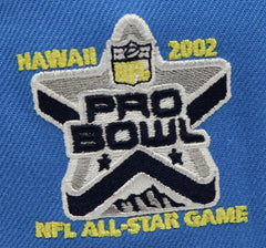 New Era Atlanta Falcons Sky '02 Pro Bowl Blue Green 59Fifty 5950 Patch Fitted