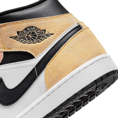 Kids Nike Air Jordan 1 Mid SE GS Flight Club Ember Sundial Pink White Black DX4332-800
