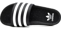 Adidas Adilette Boost Black White FU9884 Slide Slippers Sandals