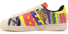 Adidas Pride Superstar White Green Pink Black Yellow GX6395 Sneaker Shoe Trainer