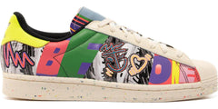 Adidas Pride Superstar White Green Pink Black Yellow GX6395 Sneaker Shoe Trainer