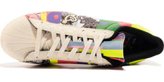 Adidas Pride Superstar White Green Pink Black Yellow GX6395 Sneaker Shoe Trainer
