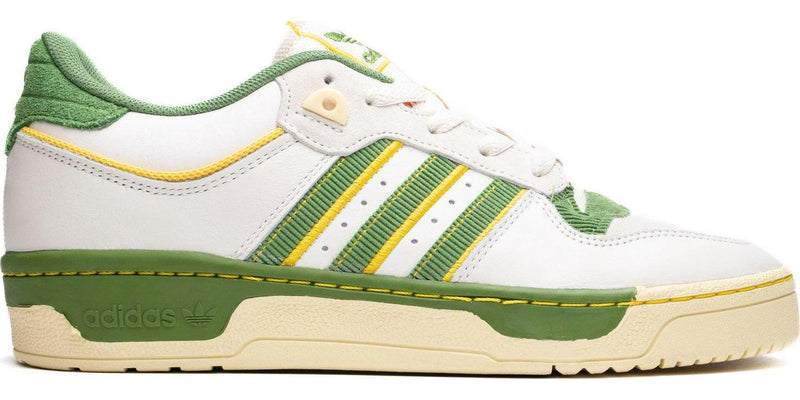 Adidas Rivalry Low 86 White Green Beige Yellow FZ6318 Sneaker Shoe Trainer