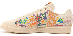 Adidas Stan Smith Pride White Pink Blue Orange Black GX6394 Sneaker Shoe Trainer