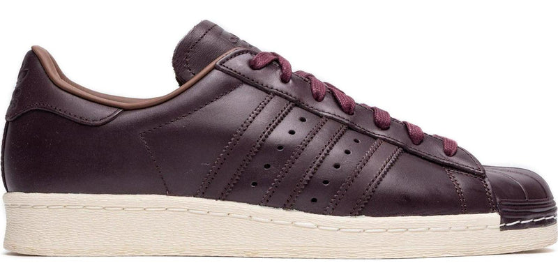 Adidas Superstar 82 Burgudy Red White Brown Purple IH5398 Sneaker Shoe Trainer
