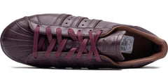 Adidas Superstar 82 Burgudy Red White Brown Purple IH5398 Sneaker Shoe Trainer