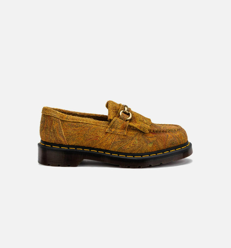 Dr.Martens Adrian Snaffle Suede Marble Brown Mustard Yellow Casual Shoes