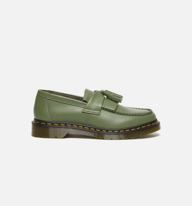 Dr.Martens Adrian Yellow Stitch Tassle Green Brown 27759384 Casual Leather Shoes