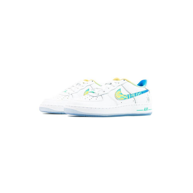 Kids Air Force 1 LV8 GS White Multi-Color White Shoe Sneaker Trainer