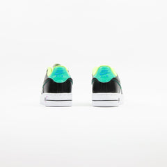 Kids Nike Air Force 1 LV8 GS White Black Laser Blue Volt Shoe Sneaker Trainer
