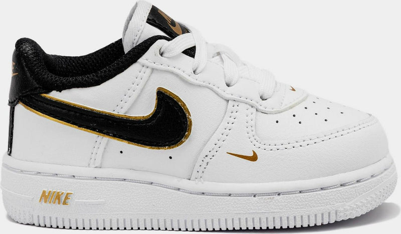 Kids Nike Air Force 1 LV8 Infant TD Black White DM3387-100 Sneaker Trainer