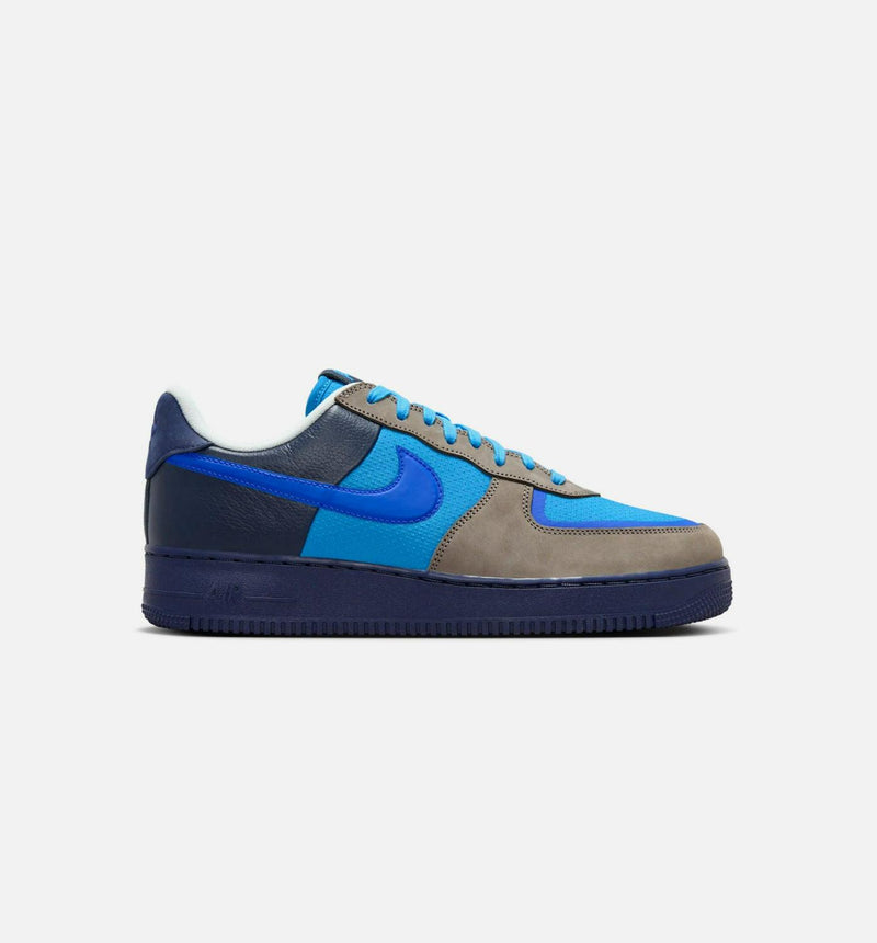Nike Air Force 1 Stash Soft Grey Harbor Blue Varsity Royal HF5516-001 Sneaker
