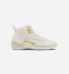 WMNS Air Jordan 12 Retro Phantom Metallic Gold White FD9101-007 Shoe Sneaker