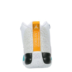 Kids Nike Air Jordan 12 White Green Pink Black Photon Dust 153265-130 Sneaker