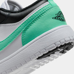 Kids Nike Air Jordan 1 Low Alt PS White Green Glow Black DR9748-131 Shoe Sneaker
