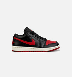 WMNS Air Jordan 1 Low Bred Sail Black Red White DC0774-061 Shoe Sneaker Trainer