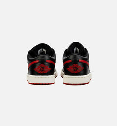 WMNS Air Jordan 1 Low Bred Sail Black Red White DC0774-061 Shoe Sneaker Trainer