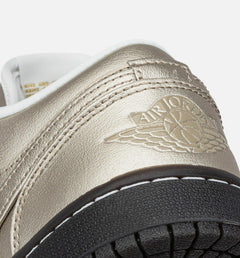 Wmns Nike Air Jordan 1 SE Summit White Velvet Brown Black HQ3529-099 Sneaker
