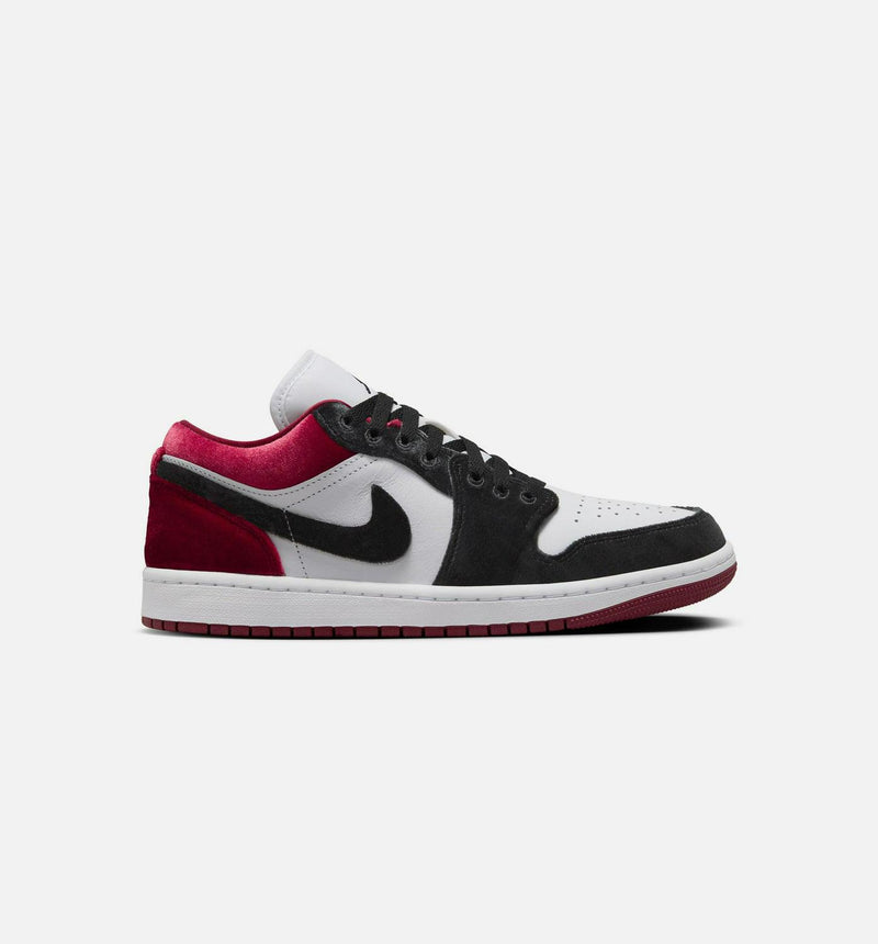 WMNS Air Jordan 1 Low SE Velvet Black Gym Red White FZ3242-001 Shoe Sneaker