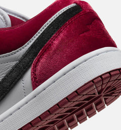 WMNS Air Jordan 1 Low SE Velvet Black Gym Red White FZ3242-001 Shoe Sneaker