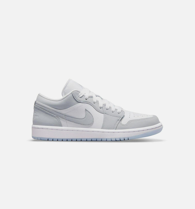 Wmns Nike Air Jordan 1 White Wolf Grey Aluminum DC0774-105 Sneaker Shoe Trainer