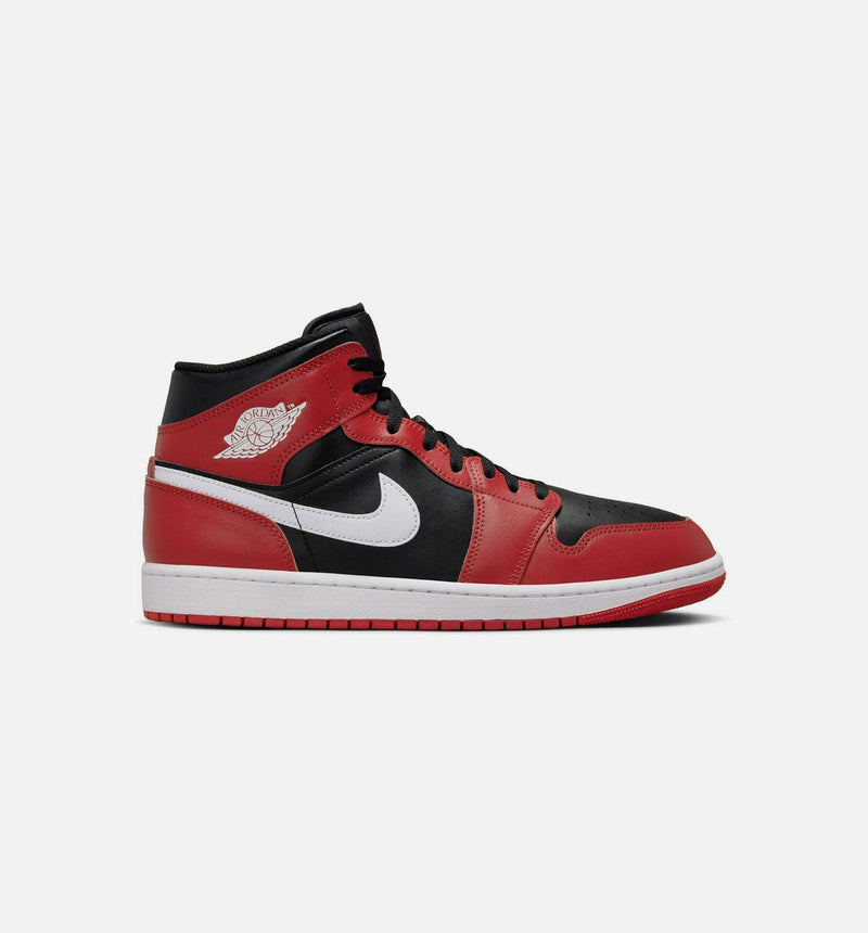Nike Air Jordan 1 Mid Black Gym Red White DQ8426-061 Sneaker Shoe Trainer