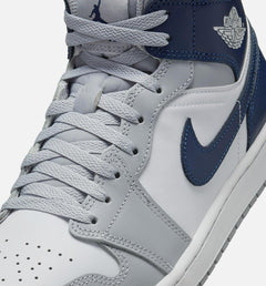 Nike Air Jordan 1 Mid White Wolf Grey Midnight Navy Blue DQ8426-104 Sneaker