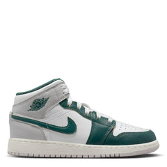Kids Nike Air Jordan 1 Mid Oxidized Green Sail Neutral Grey FQ8088-103 Sneaker