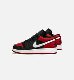 Kids Air Jordan 1 Retro Alternate Bred Toe GS Black Red White 553560-066 Sneaker