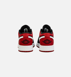 Kids Air Jordan 1 Retro Alternate Bred Toe GS Black Red White 553560-066 Sneaker