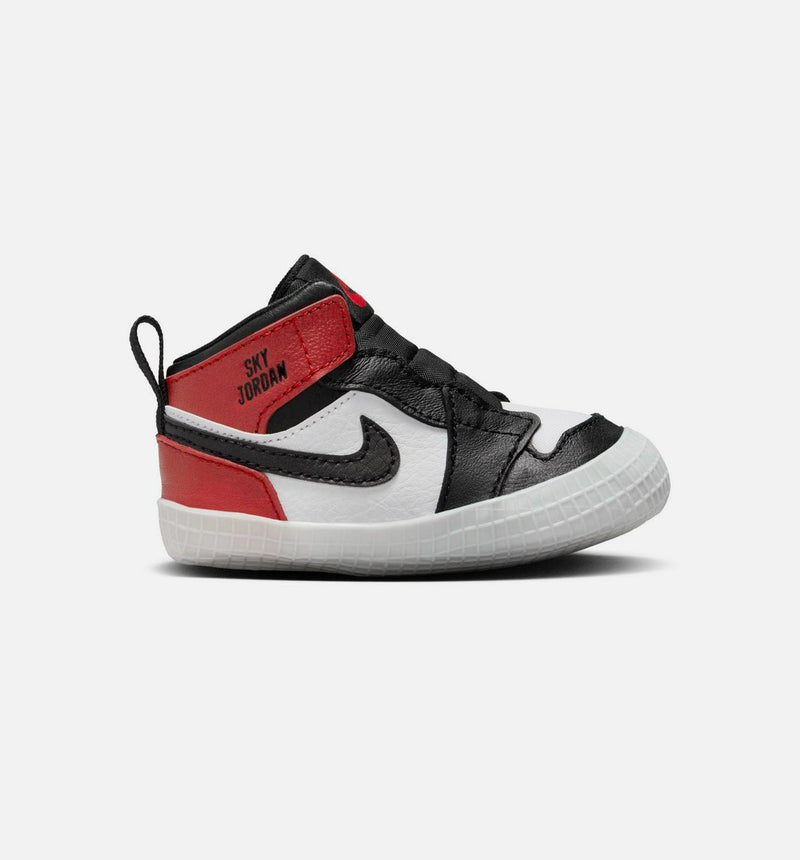 Kids Air Jordan 1 Retro High Infant Black White Varsity Red Sail HJ9289-061 Shoe