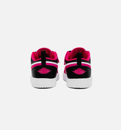 Kids Air Jordan 1 Retro Low Fierce PS White Fierce Pink Black DZ6958-160 Sneaker