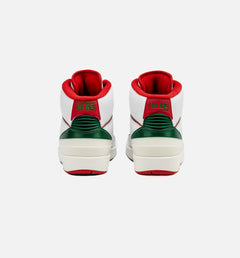 Kids Air Jordan 2 Retro Italy GS White Fire Red DQ8562-101Shoe Sneaker Trainer