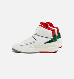 Kids Air Jordan 2 Retro Italy GS White Fire Red DQ8562-101Shoe Sneaker Trainer