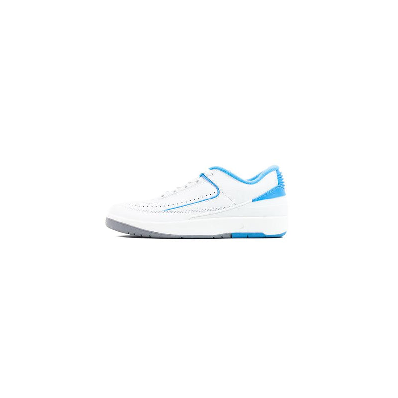 Kids Air Jordan 2 Retro Low GS White University Blue Shoe Sneaker Trainer