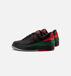 Air Jordan 2 Retro Low Christmas Black Fire Red Cement Grey DV9956-006 Sneaker