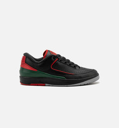 Air Jordan 2 Retro Low Christmas Black Fire Red Cement Grey DV9956-006 Sneaker