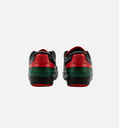 Kids Air Jordan 2 Retro Low Christmas GS Black Fire Red Cement Grey DV9956-006
