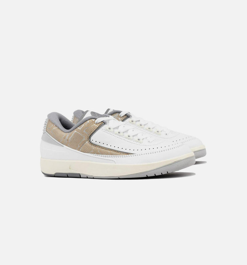 Air Jordan 2 Retro Python White Cement Neutral Grey Sail DV9956-100 Shoe Sneaker