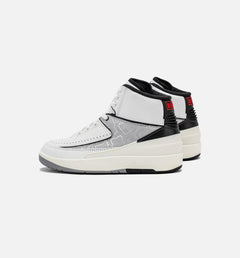 Kids Air Jordan 2 Retro Python GS White Fire Red Black Grey DQ8562-102 Sneaker