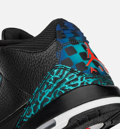 Kids Air Jordan 3 Retro GS Black Siren Red Hyper Jade White FV5437-001 Sneaker