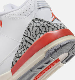 Kids Air Jordan 3 Retro Georgia Peach PS White Cement Grey FQ9174-121 Sneaker