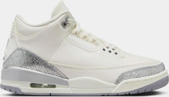 Wmns Nike Air Jordan 3 Retro Sail Cement Grey Silver White CK9246-100 Sneaker