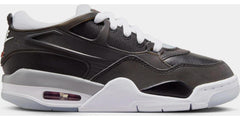 Kids Nike Air Jordan 4 RM Black GS Wolf Grey White Fire Red HV5187-010 Sneaker