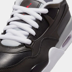 Kids Nike Air Jordan 4 RM Black GS Wolf Grey White Fire Red HV5187-010 Sneaker
