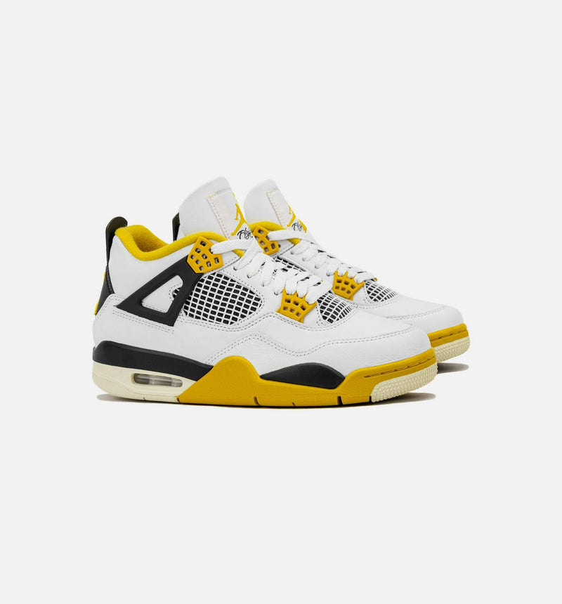 WMNS Air Jordan 4 Retro Vivid Sulfur White Coconut Milk AQ9129-101 Shoe Sneaker