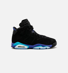 Kids Air Jordan 6 Retro Aqua GS Black Aquatone Bright Concord Shoe Sneaker