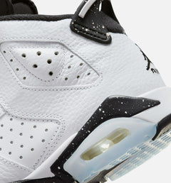 Kids Air Jordan 6 Retro White And Black GS 384665-112 Shoe Sneaker Trainer
