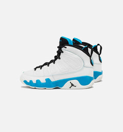 Kids Air Jordan 9 Retro Powder Blue GS Summit White Black FV0143-101 Sneaker